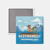  The Perfect Retirement Plan Magnet (Vorderseite/Rückseite)
