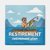  The Perfect Retirement Plan Magnet (Vorne)