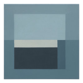 The Perfect Surface: Geometric Abstract Art Poster