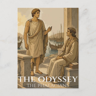 The Phaeacian Court Feiertagspostkarte