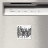 The Philosophen at Supper, c.1750 Magnet (In Situ (Geschirrspüler))