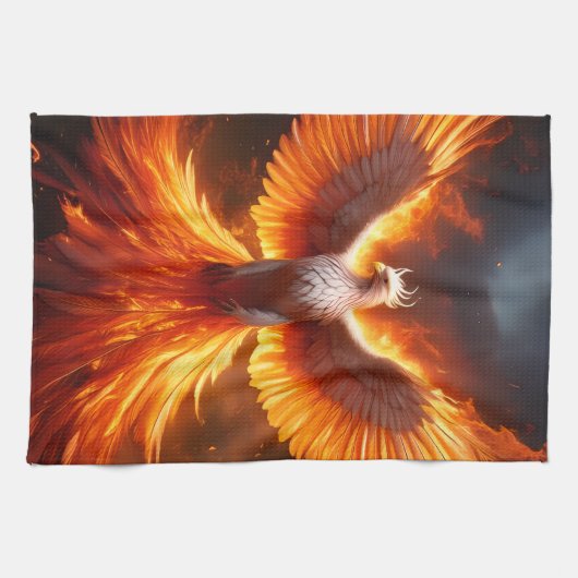 The Phoenix Reborn Geschirrtuch (Horizontal)