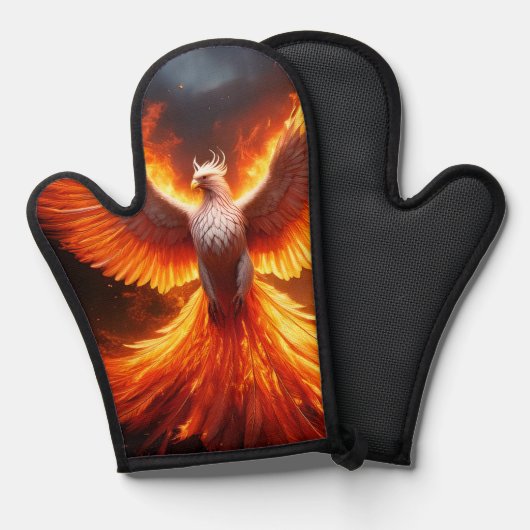 The Phoenix Reborn Ofenhandschuh (Vorderseite/Rückseite)