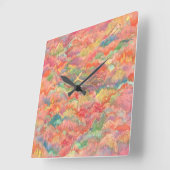 The Phoenix's Flight Quadratische Wanduhr (Winkel)