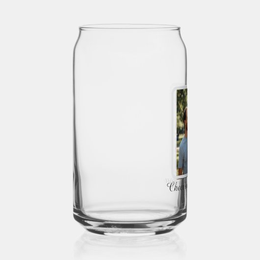 The Photo Message For Him Personalized dad's day Dosenglas (Rechts)