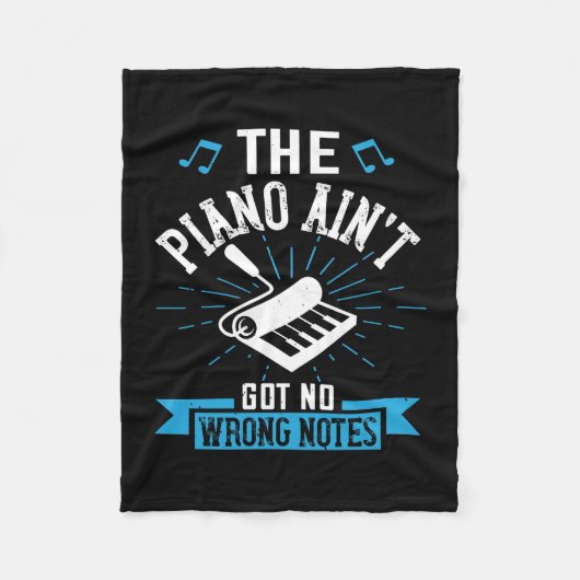 The Piano Ain’t Got No Falrong Notes 02 Fleecedecke (Vorderseite)