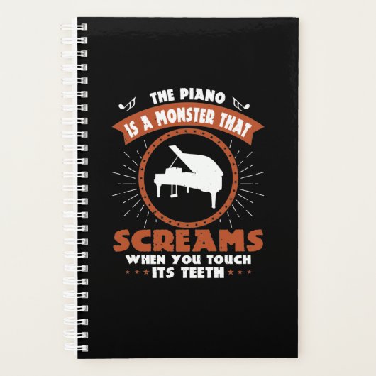 The Piano Is A Monster That Screams Planer (Vorderseite)