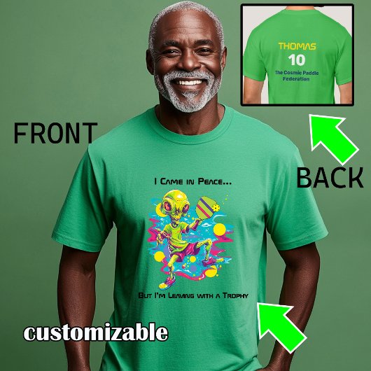 The Pickleball Alien Takeover T-Shirt