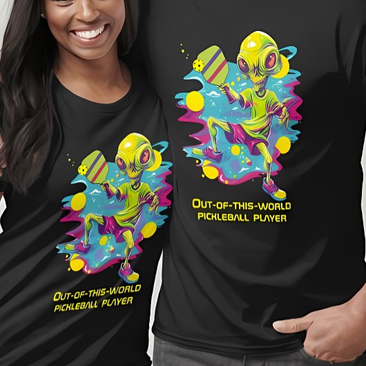 The Pickleball Invader T-Shirt