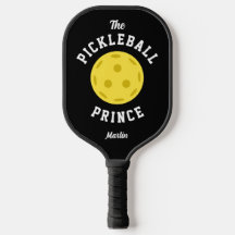 The Pickleball Prince Cute Fun Type Black Yellow