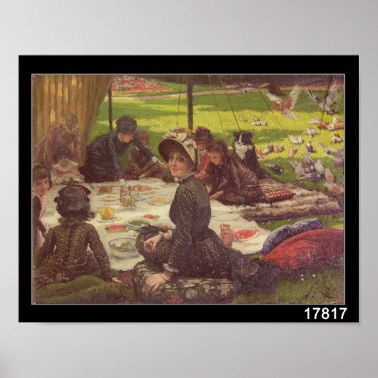 The Picnic, c.1881-2 Poster (Vorne)