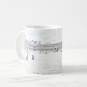 The Piece Hall Halifax – Historisches West Yorkshi Kaffeetasse (Vorderseite Links)