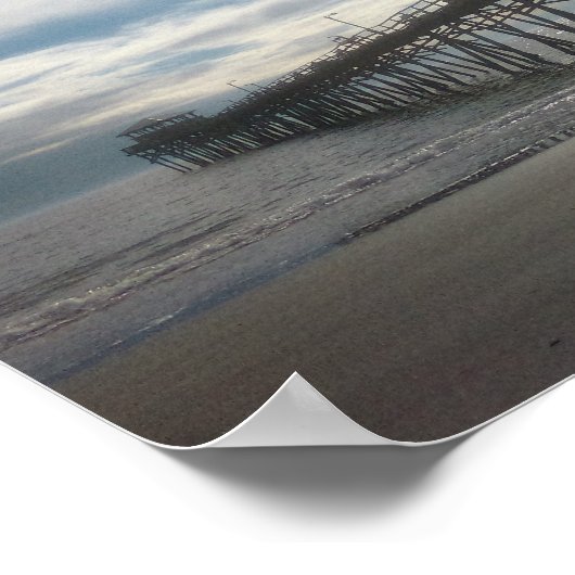 The Pier Atlantic Beach NC Poster (Ecke)
