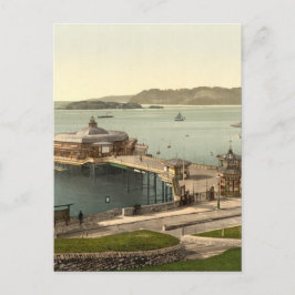 The Pier, mit Drake's Island, Plymouth, England Postkarte