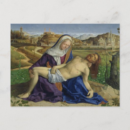 The Pieta, c.1505 (Oil on panel) (post 1996 restor Postkarte (Vorderseite)
