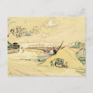 The Pile of Sand, Bercy, 1905 Postkarte