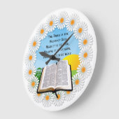 The Pilgrim Pathway ~ Clock Große Wanduhr (Winkel)