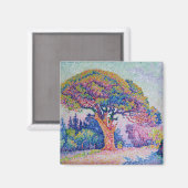 The Pine Tree at St. Tropez, 1909 Magnet (Vorderseite/Rückseite)