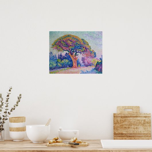 The Pine Tree at St. Tropez, 1909 Poster (Küche)