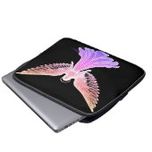 The Pink Angel on a Laptop Sleeve Electronics Bag (Vorne Knopf)