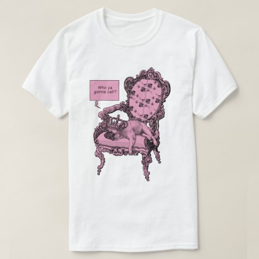 The Pink Frenchie Queen T-Shirt (Design vorne)