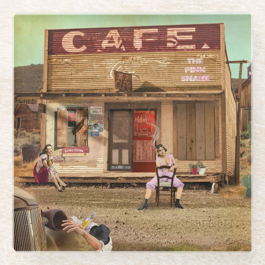 The Pink Snake Glasuntersetzer (Vorderseite)