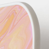 The Pink Tangerine Retro Pickleball Paddle (Linke Seite)