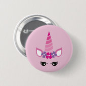 The Pink Unicorn Button (Vorne & Hinten)