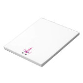 The Pink Unicorn Notizblock (Rotiert)