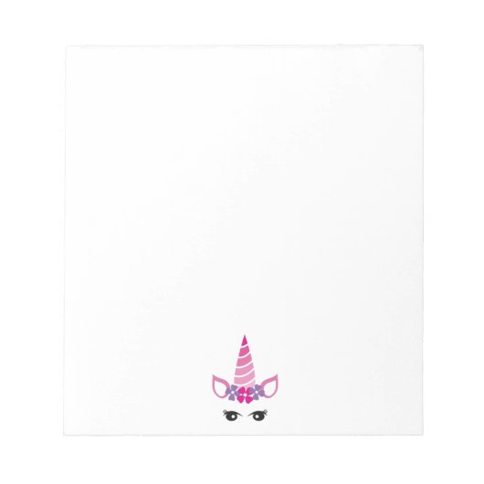 The Pink Unicorn Notizblock (Vorderseite)
