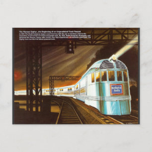 The Pioneer Zephyr 1934 Postkarte