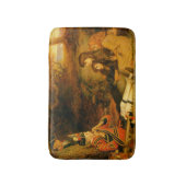 The Piper (von John Everett Millais) Badematte (Vorderseite Vertikal)