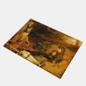 The Piper (von John Everett Millais) Fußmatte (Schrägansicht)