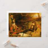 The Piper (von John Everett Millais) Karte (Vorderseite/Rückseite Beispiel)