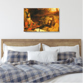 The Piper (von John Everett Millais) Leinwanddruck (Insitu (Schlafzimmer))