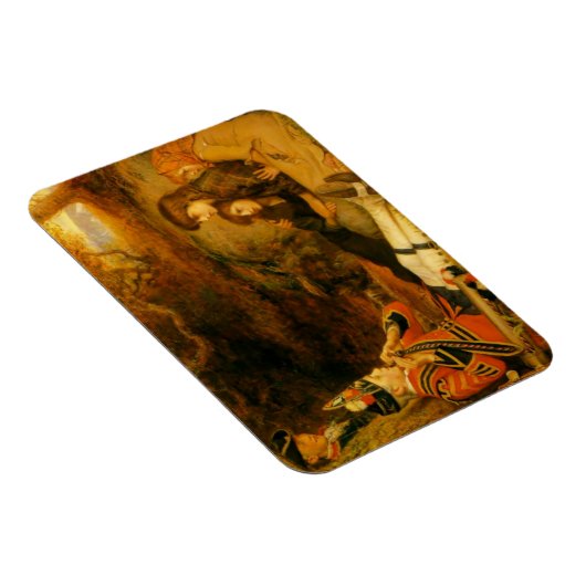 The Piper (von John Everett Millais) Magnet (Rechte Seite)