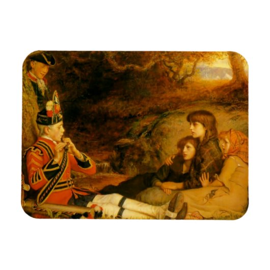 The Piper (von John Everett Millais) Magnet (Horizontal)