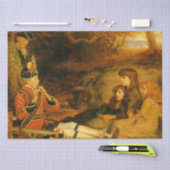 The Piper (von John Everett Millais) Seidenpapier (Handwerk)