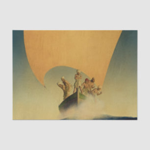 "The Pirate Ship" von Maxfield Parrish Seidenpapier