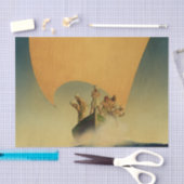 "The Pirate Ship" von Maxfield Parrish Seidenpapier (Handwerk)