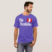 The Pisco Father Funny Peruvian Flag Gift friend f T-Shirt (Vorne ganz)