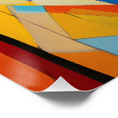 The Pitbull Dog Portrait 001 - Sable Gabriel Poster (Ecke)