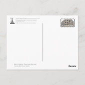 The PL Peace Tower Postkarte (Rückseite)