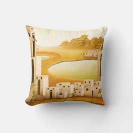 "The Place" - Nahost / Orient Wüstenmalerei Kissen