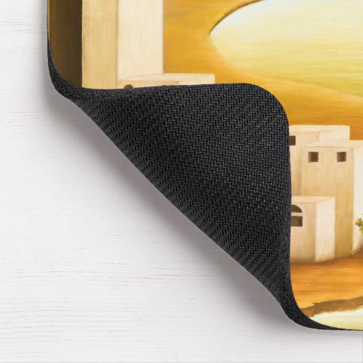 "The Place" - Nahost / Orient Wüstenmalerei Mousepad (Ecke)