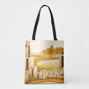 "The Place" - Nahost / Orient Wüstenmalerei Tasche