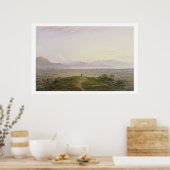 The Plains of Marathon, 1834 (Grafit & w/c with Poster (Küche)