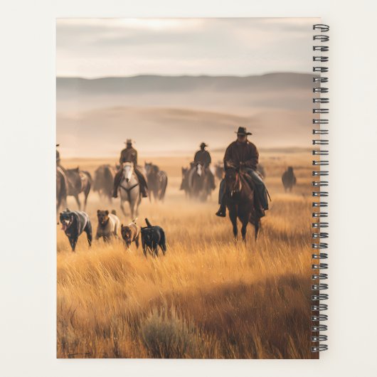 The Plains Riders, Cowboy Planner Planer (Rückseite)