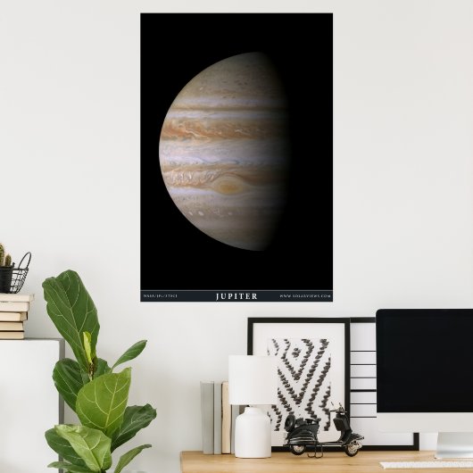 The Planet Jupiter Poster (Heimbüro)