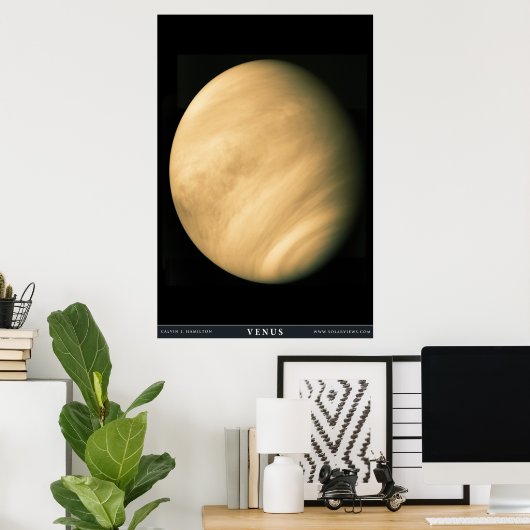 The Planet Venus Poster (Heimbüro)